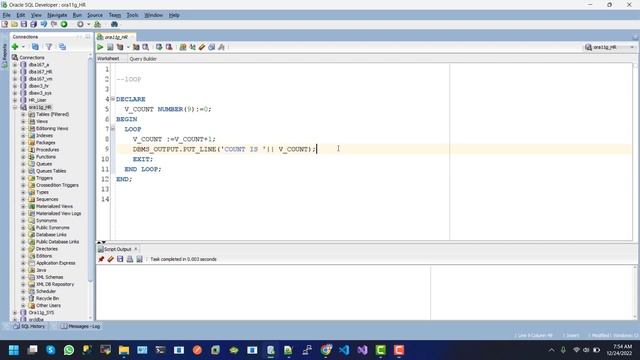 PL/SQL - Loop Statement смотреть онлайн