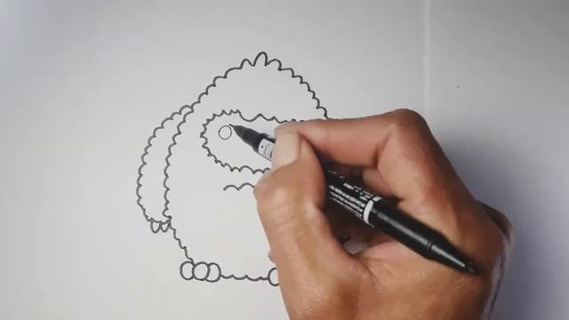 Как нарисовать Милый Йети, Урок рисования для детей, How to draw a Yeti, просто рисуем. ? смотреть онлайн