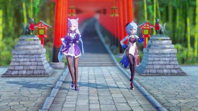 【Genshin Impact MMD】Ganyu & Keqing 【YoiYoi Kokon】 смотреть онлайн