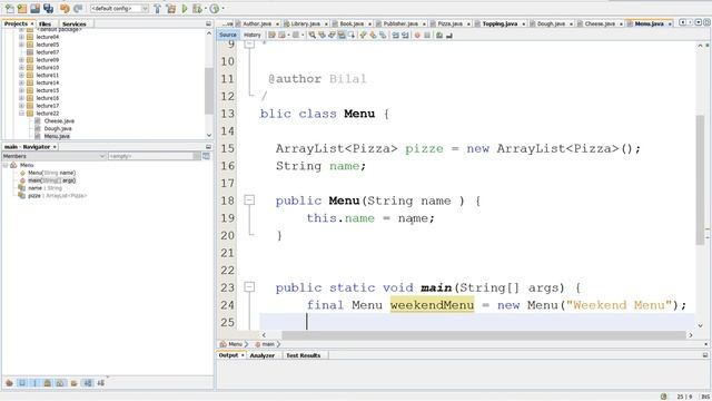 Object Oriented Programming using Java - Lecture 22 смотреть онлайн