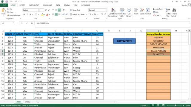 PART 129 - HOW TO SKIP BUG (ERRORS) IN VBA MACRO (TAMIL) | Kallanai YT смотреть онлайн