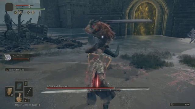 ELDEN RING Leonine Misbegotten boss fight Grafted Blade Greatsword смотреть онлайн