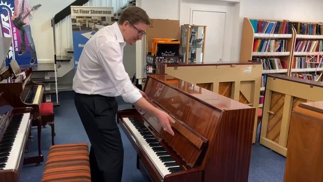 Hermann Mayr Upright Piano In Polished Mahogany | Used | Bolton Store смотреть онлайн