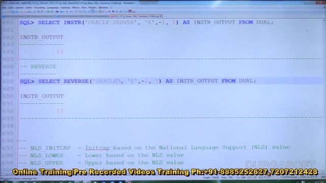 Oracle Tutorial || Oracle|Sql Functions Part - 3 by basha смотреть онлайн