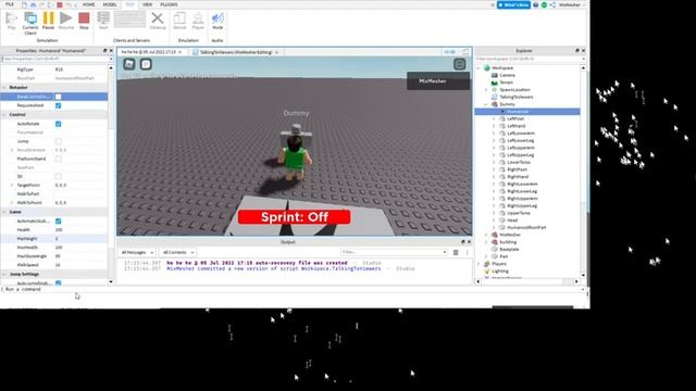 Roblox Studio Humanoid Scripting Tutorial #1: Properties of Humanoid смотреть онлайн