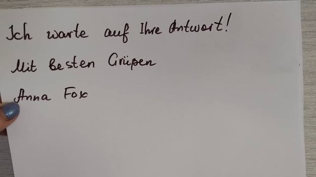 76. Два листи - до Sie та Ihr.