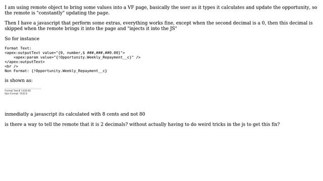 Salesforce: Javascript remote object skipping a decimal when this is 0 смотреть онлайн
