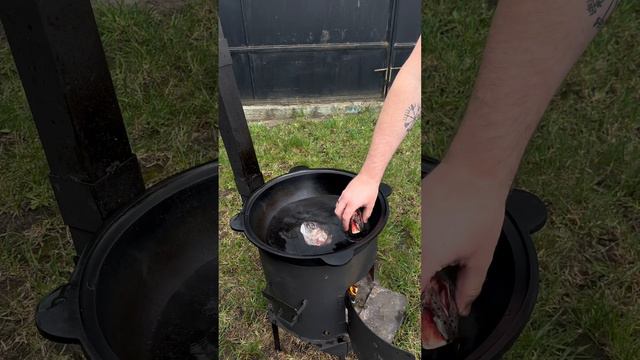 Уха в казане!