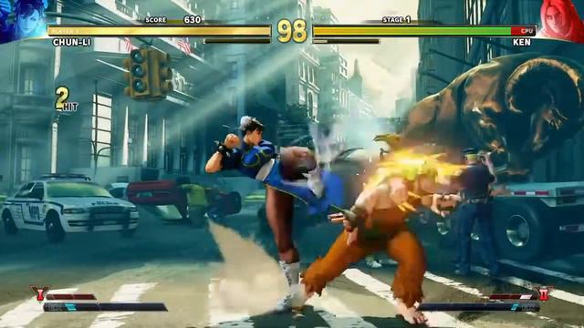 Street Fighter® V Arcade Edition | Chun-Li vs. Ken | Street Fighter II Arcade Gameplay смотреть онлайн