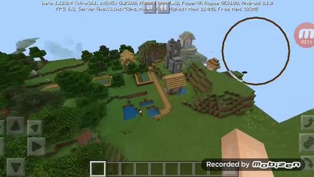 1 СИД НА ДЕРЕВНЮ В МАЙНКРАФТЕ смотреть онлайн