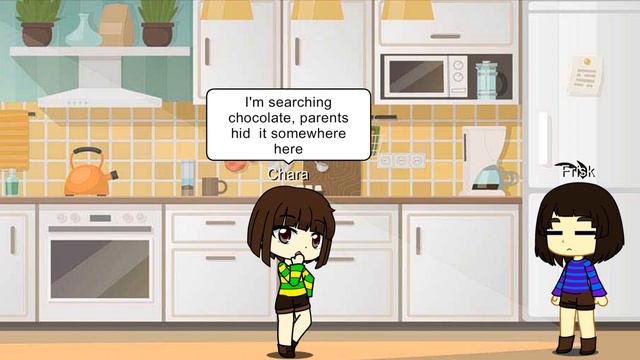 Chara steals chocolate || Undertale Gc смотреть онлайн