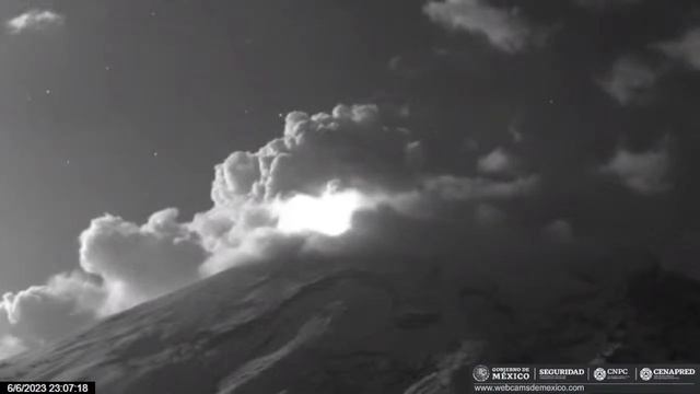 ? NOW! LIVE Popocatépetl Volcano Eruption, Mexico