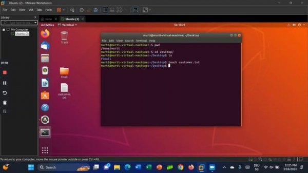 Rename a file in Linux Ubuntu Using Terminal