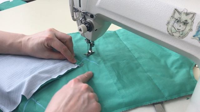 Прорезной карман с листочкой с настрочными концами для курток, плащей, тренчей, ветровок. #шьюдома