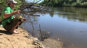 ВОТ ЭТО ДА! Много УКЛЕЙКИ в метре от берега! Как ловить уклейку на реке. Рыбалка на Мокше. Поплавок