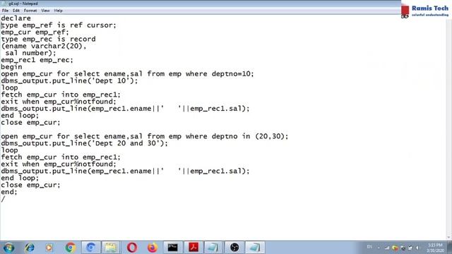 Ref cursors смотреть онлайн