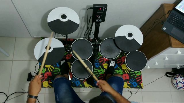 sobre a graça / drum cover / bateria eletrônica Roland смотреть онлайн