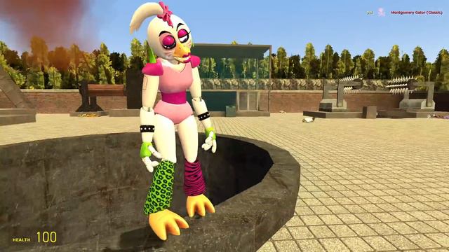 SPARTAN KICKING ALL GLAMROCK ANIMATRONICS FNAF SECURITY BREACH in Garry's Mod! смотреть онлайн