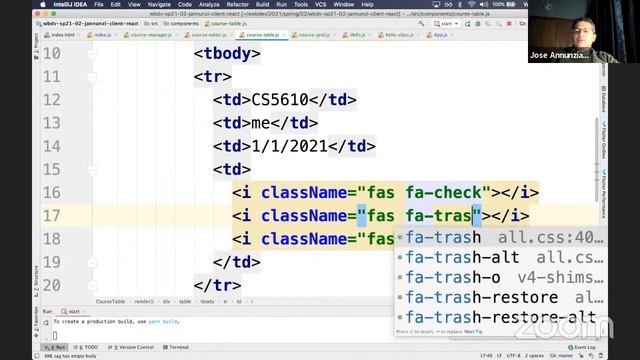 React.js - CS5610 02 SP21 W4.2 смотреть онлайн