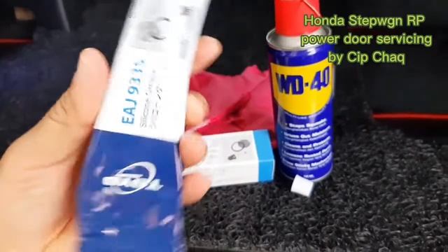 DIY power door grease servicing for Honda Stepwgn RP Part 1 смотреть онлайн