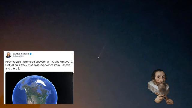 Russian Spy Satellite 'Kosmos-2551' Incinerates over the USA (Footage) смотреть онлайн