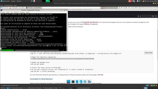 Instalando PostgreSQL en Debian 11 смотреть онлайн