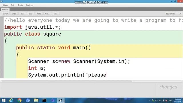 HOW TO FIND THE AREA OF SQUARE IN JAVA | WRITE A PROGRAM IN JAVA TO FIND THE AREA OF A SQUARE смотреть онлайн