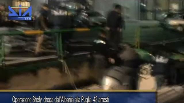 OPERAZIONE SHEFI: DROGA DALL'ALBANIA ALLA PUGLIA, 43 ARRESTI смотреть онлайн