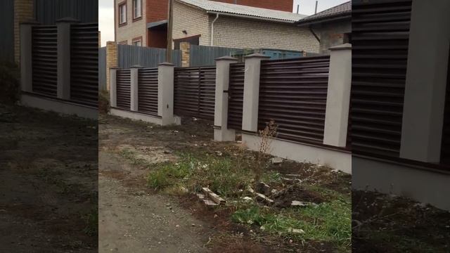 Установка забора жалюзи смотреть онлайн