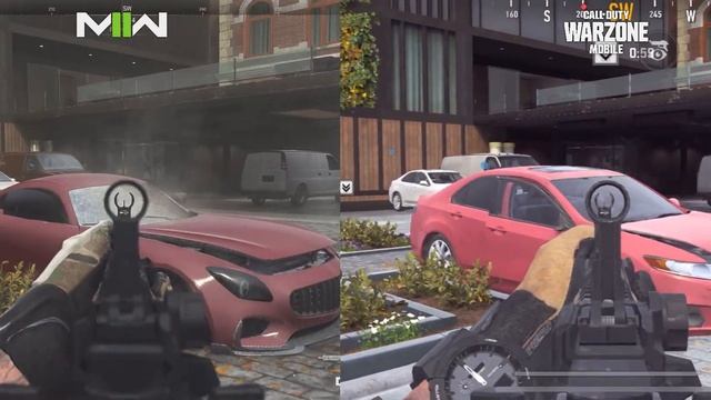 WARZONE MOBILE VS MODERN WARFARE 2 - HOTEL MAP COMPARISON смотреть онлайн