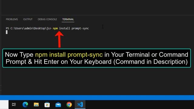 How to Fix ReferenceError Prompt is Not Defined in VS Code - Prompt is Not Working in VSCode смотреть онлайн
