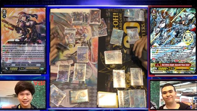 Cardfight vanguard - Royal Paladin VS Oracle Tinktank [Round 1] смотреть онлайн