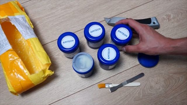 Распаковка флюса AMTECH NC-559-ASM смотреть онлайн