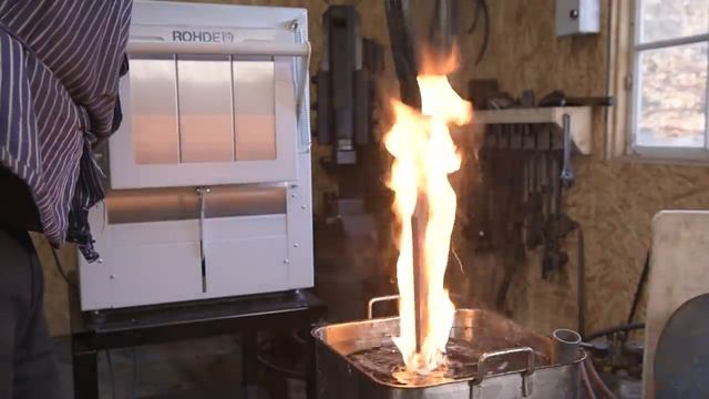 Blacksmithing - Making A Timber Framing Slick And Chisel.mp4