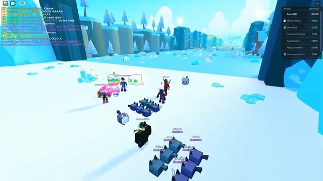 ⭐ВооооУ⭐ БОЛЬШАЯ БИТВА ЯИЦ С ЮТУБЕРОМ в (Pet Simulator X) в Roblox + СЛИВ ОБНОВЛЕНИЯ смотреть онлайн