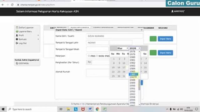 Cara Mengisi Si Harka ASN di situs https://siharka.menpan.go.id смотреть онлайн