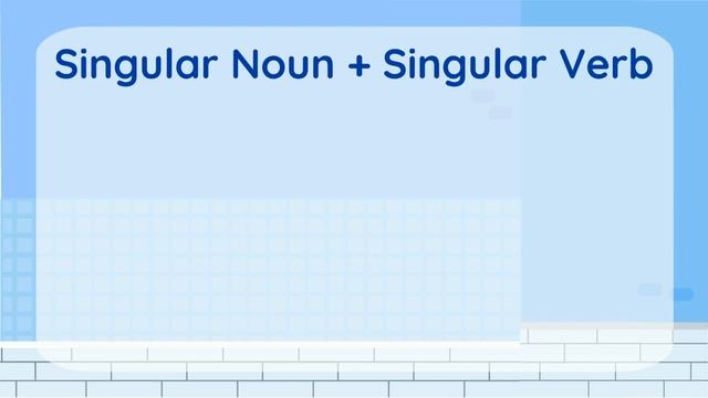 Subject Verb Agreement (singular and plural noun + action verb) смотреть онлайн