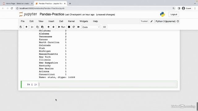 3. Connect to a DB using SQLAlchemy within Juypter | Developing Analysis Applications with Pandas смотреть онлайн