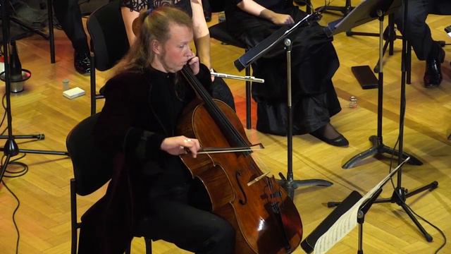 F. Gulda - Concerto for cello & wind orchestra. Denis Shapovalov & Kaunas Wind Orchestra AZUOLYNAS смотреть онлайн