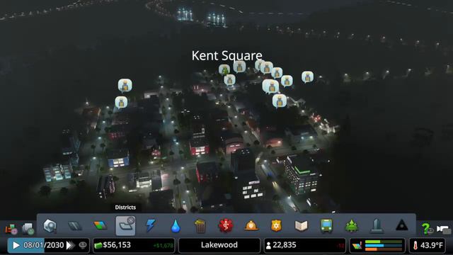 Cities Skylines 1st city Day 7 PS4 sim city style gameplay смотреть онлайн