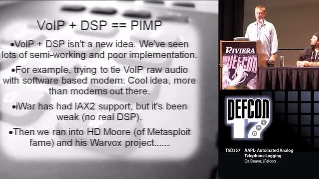 DEFCON 17: AAPL Automated Analog Telephone Logging смотреть онлайн