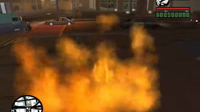 GTA San Andreas Сиджей сыт мочёй (писеет)