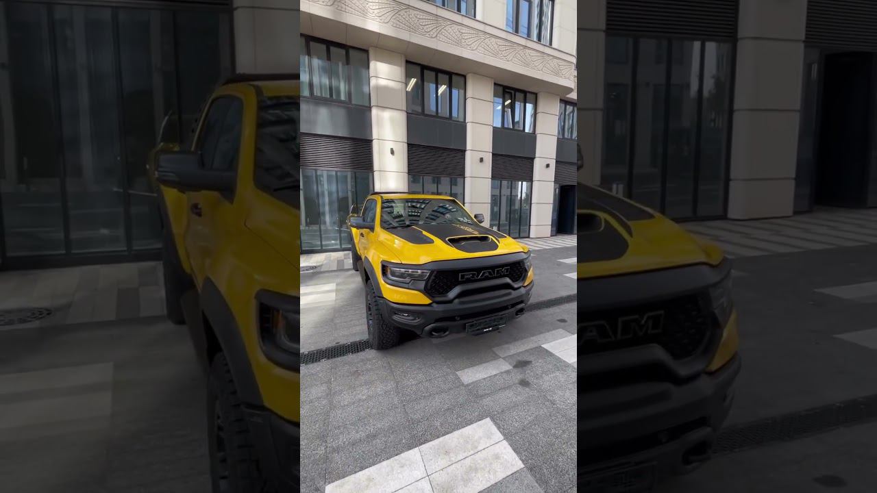 Как звучит выхлоп у жёлтого RAM TRX Havoc Edition? #americanauto #американавто #автоизсша смотреть онлайн