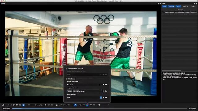 easyDCP 3.3.2 - Color Space Workflow смотреть онлайн