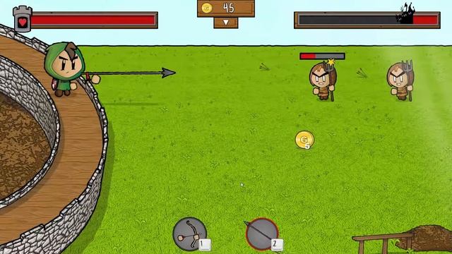Castle Invasion: Throne Out|2D Castle Defense Game смотреть онлайн
