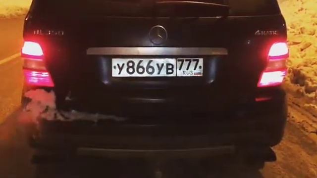 Mercedes Ml350 выхлоп