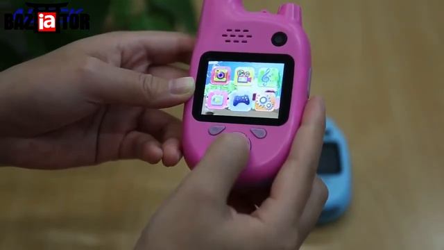 Детская цифровая камера фотоаппарат WALKIE TALKIE с рацией в ИМ baziator.ru смотреть онлайн