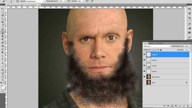 how to draw a beard in adobe photoshop смотреть онлайн