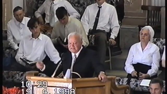 Пасха 1998 Утреннее собрание Ташкентская церковь ЕХБ Панченко 35 смотреть онлайн