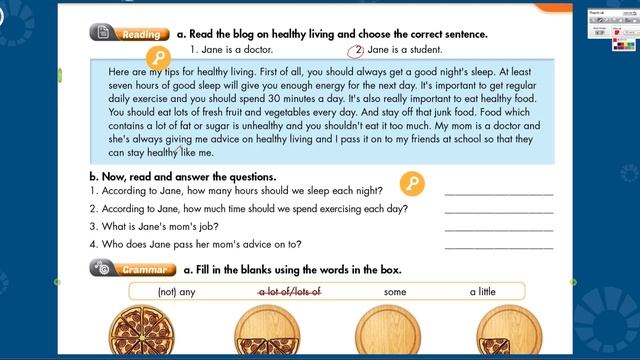 [TIẾNG ANH 7] [MỚI 2022] I Learn Smart World 7 - Workbook - Unit 2. Health - Lesson 1 смотреть онлайн